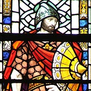 Stained Glass Window of King Athelstan - � Nash Ford Publishing