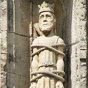 Statue of King Edmund of East Anglia - � Nash Ford Publishing