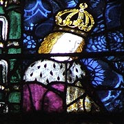 Medieval Stained Glass Window featuring King Edward V - � Nash Ford Publishing