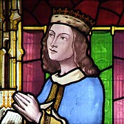 Victorian Stained Glass Window featuring King Edward V - � Nash Ford Publishing
