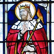 Stained Glass Window of King Edward the Confessor - � Nash Ford Publishing