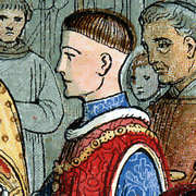Coloured engraving of King Henry V - � Nash Ford Publishing
