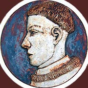 Ceramic tile featuring King Henry V - � Nash Ford Publishing