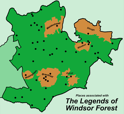 Legends of Windsor Forest East Berkshire Book Coverage