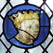Medieval Stained Glass featuring Richard, Duke of York - � Nash Ford Publishing