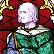 Stained Glass featuring Richard, Earl of Cambridge - � Nash Ford Publishing